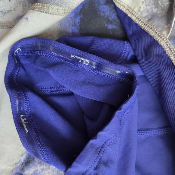 Lululemon Run: Pace Setter Skirt SZ 10 Milky Way Multi Print - Picture 4 of 8